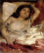Pierre Renoir Reclining Semi-nude oil painting reproduction